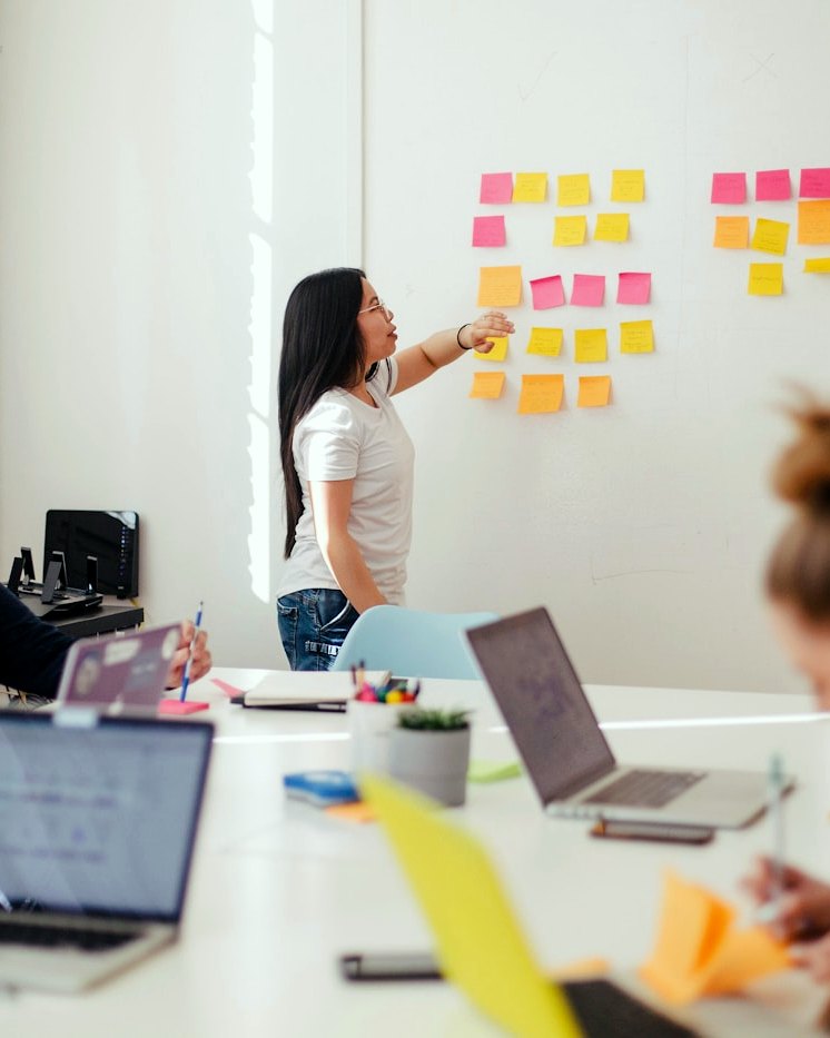 Session atelier — parcours et post-its